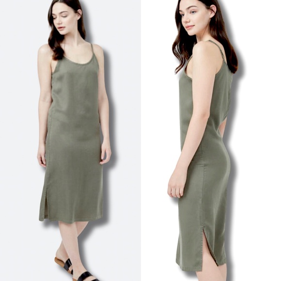 tentree Dresses & Skirts - Tentree Cami Slip Midi Dress Sz. Medium
